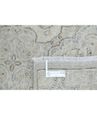 Serenity 2'6'' X 9'6'' Hand-Knotted Wool Rug 2'6'' x 9'6'' (75 X 285) / Grey / Ivory