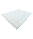 Serenity 8'9'' X 11'5'' Hand-Knotted Wool Rug 8'9'' x 11'5'' (263 X 343) / Blue / Ivory