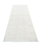Serenity 3'0'' X 9'8'' Hand-Knotted Wool Rug 3'0'' x 9'8'' (90 X 290) / Ivory / Taupe