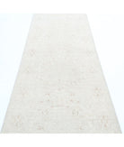 Serenity 3'0'' X 9'8'' Hand-Knotted Wool Rug 3'0'' x 9'8'' (90 X 290) / Ivory / Taupe