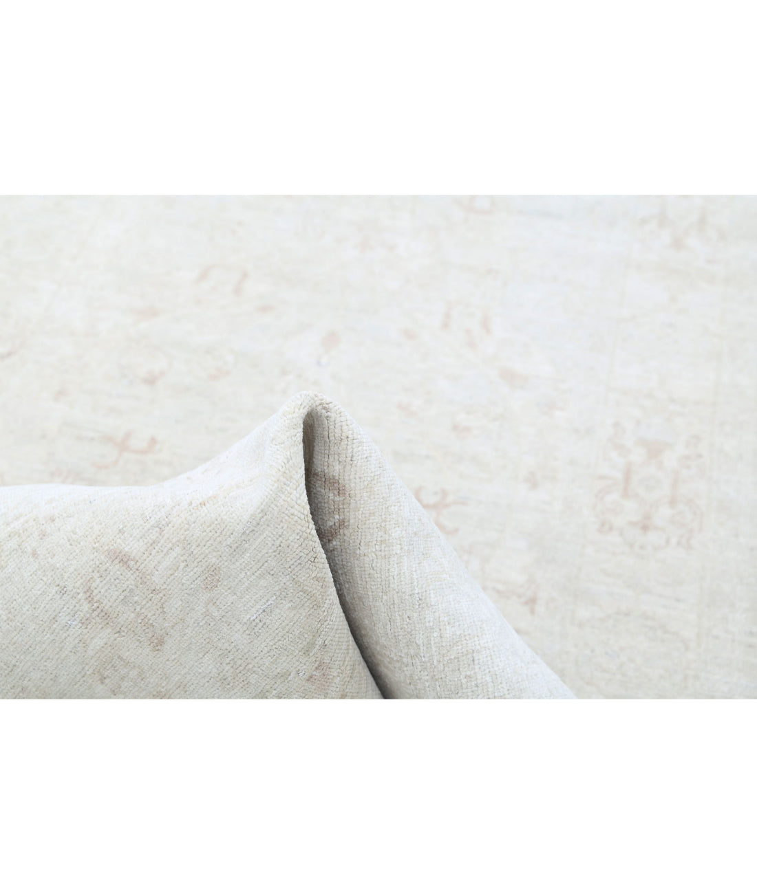 Serenity 3'0'' X 9'8'' Hand-Knotted Wool Rug 3'0'' x 9'8'' (90 X 290) / Ivory / Taupe