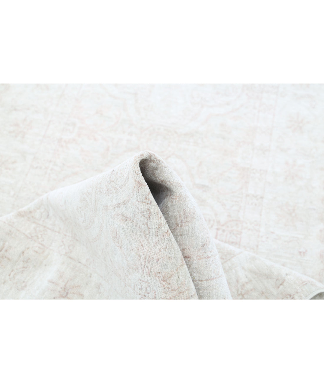 Serenity 2'11'' X 10'1'' Hand-Knotted Wool Rug 2'11'' x 10'1'' (88 X 303) / Ivory / Taupe