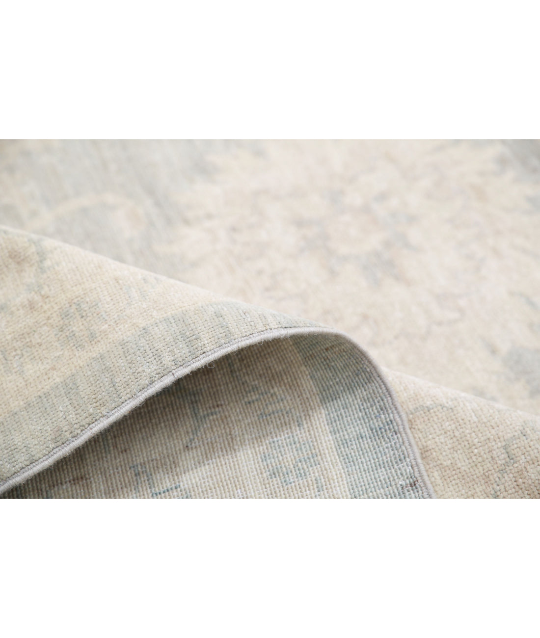 Serenity 17'8'' X 22'0'' Hand-Knotted Wool Rug 17'8'' x 22'0'' (530 X 660) / Grey / Ivory