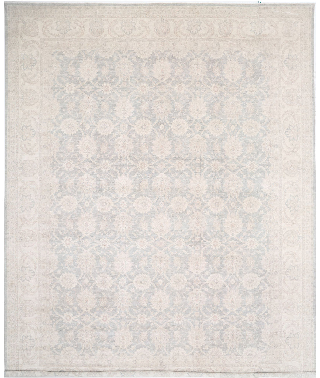 Serenity 17'8'' X 22'0'' Hand-Knotted Wool Rug 17'8'' x 22'0'' (530 X 660) / Grey / Ivory