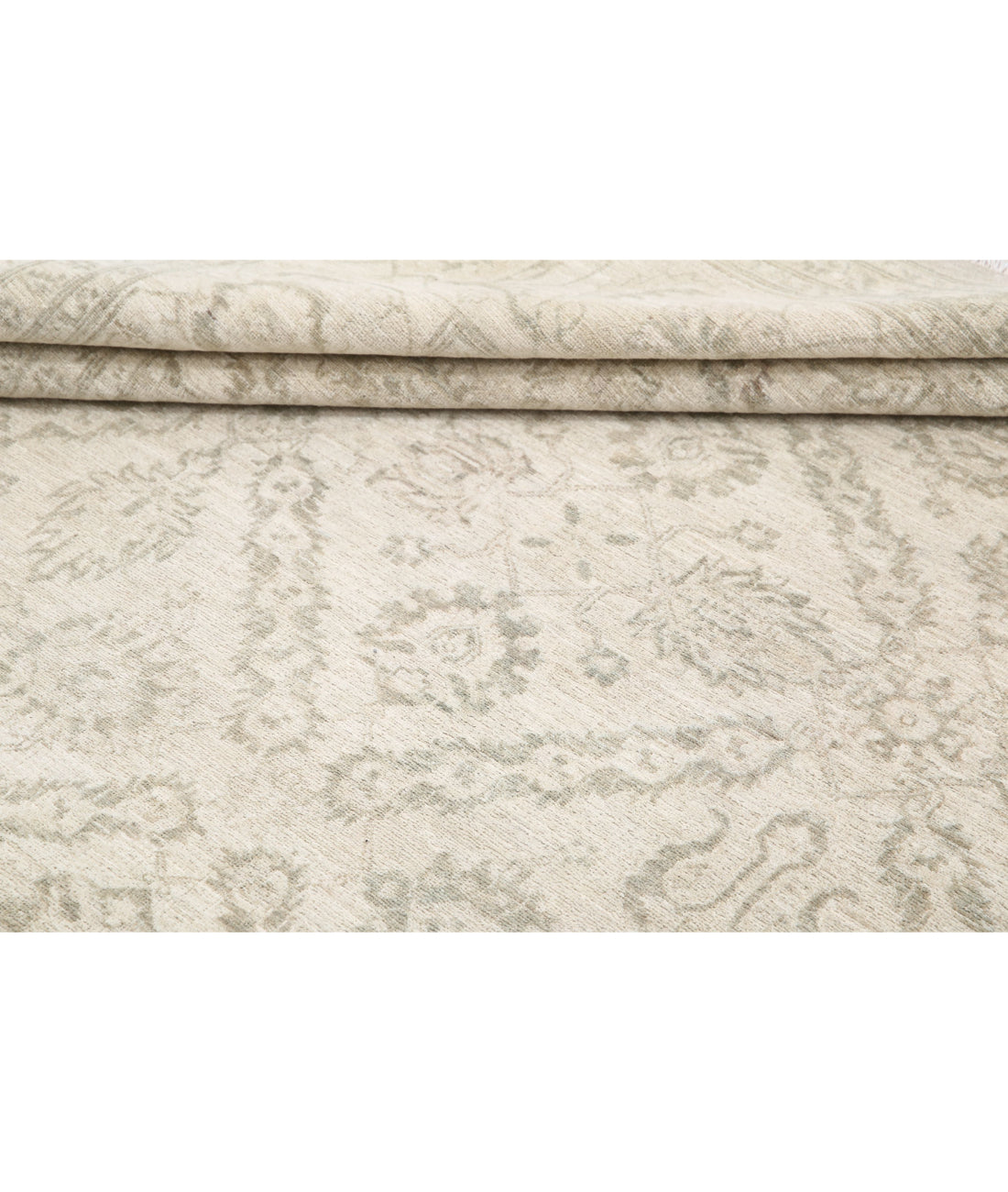 Serenity 9'9'' X 12'10'' Hand-Knotted Wool Rug 9'9'' x 12'10'' (293 X 385) / Ivory / Grey
