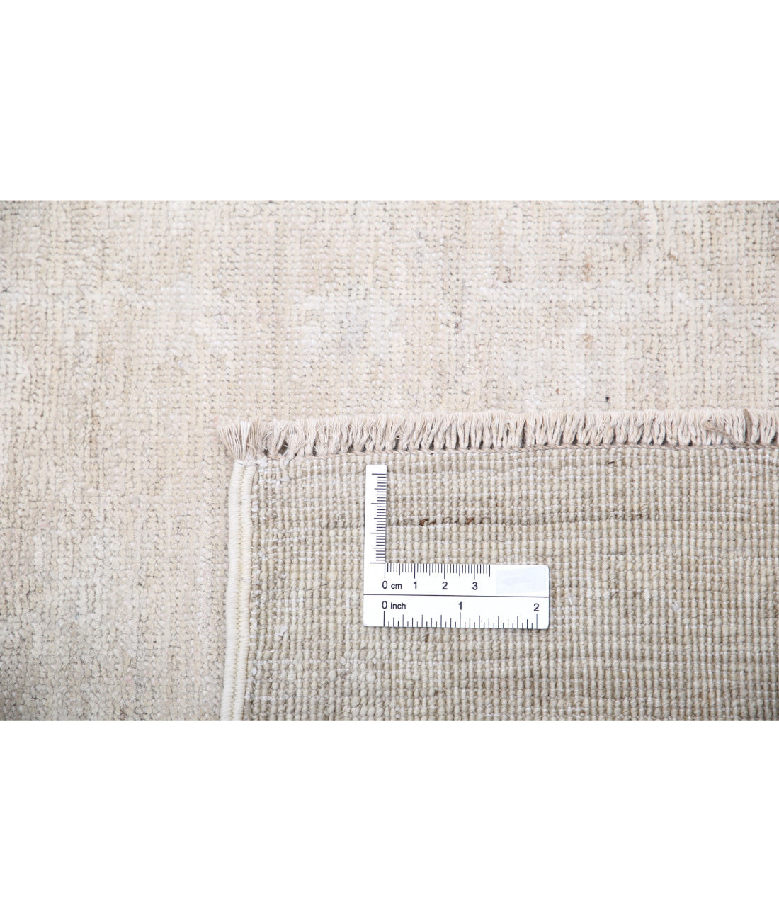 Serenity 5'0'' X 9'7'' Hand-Knotted Wool Rug 5'0'' x 9'7'' (150 X 288) / Taupe / Ivory