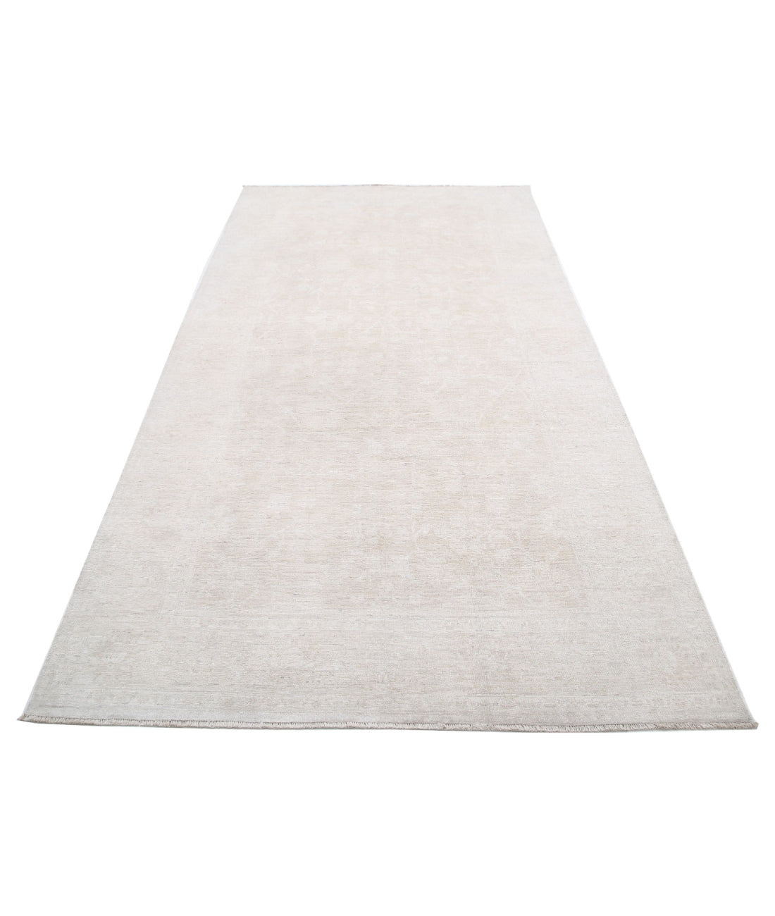 Serenity 5'0'' X 9'7'' Hand-Knotted Wool Rug 5'0'' x 9'7'' (150 X 288) / Taupe / Ivory