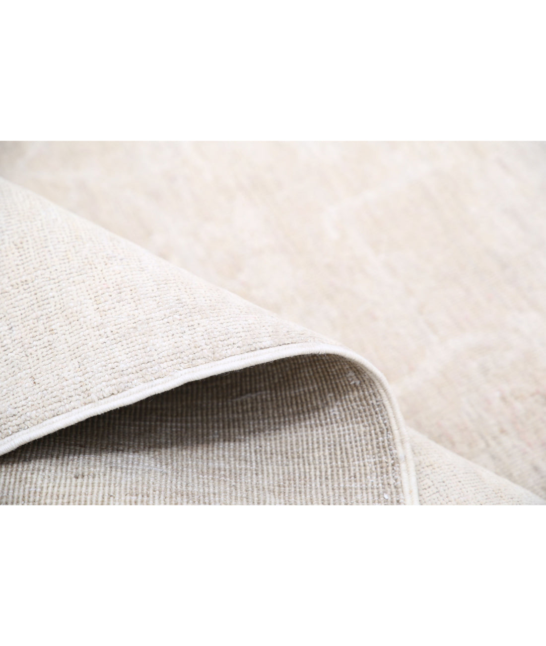 Serenity 5'0'' X 9'7'' Hand-Knotted Wool Rug 5'0'' x 9'7'' (150 X 288) / Taupe / Ivory