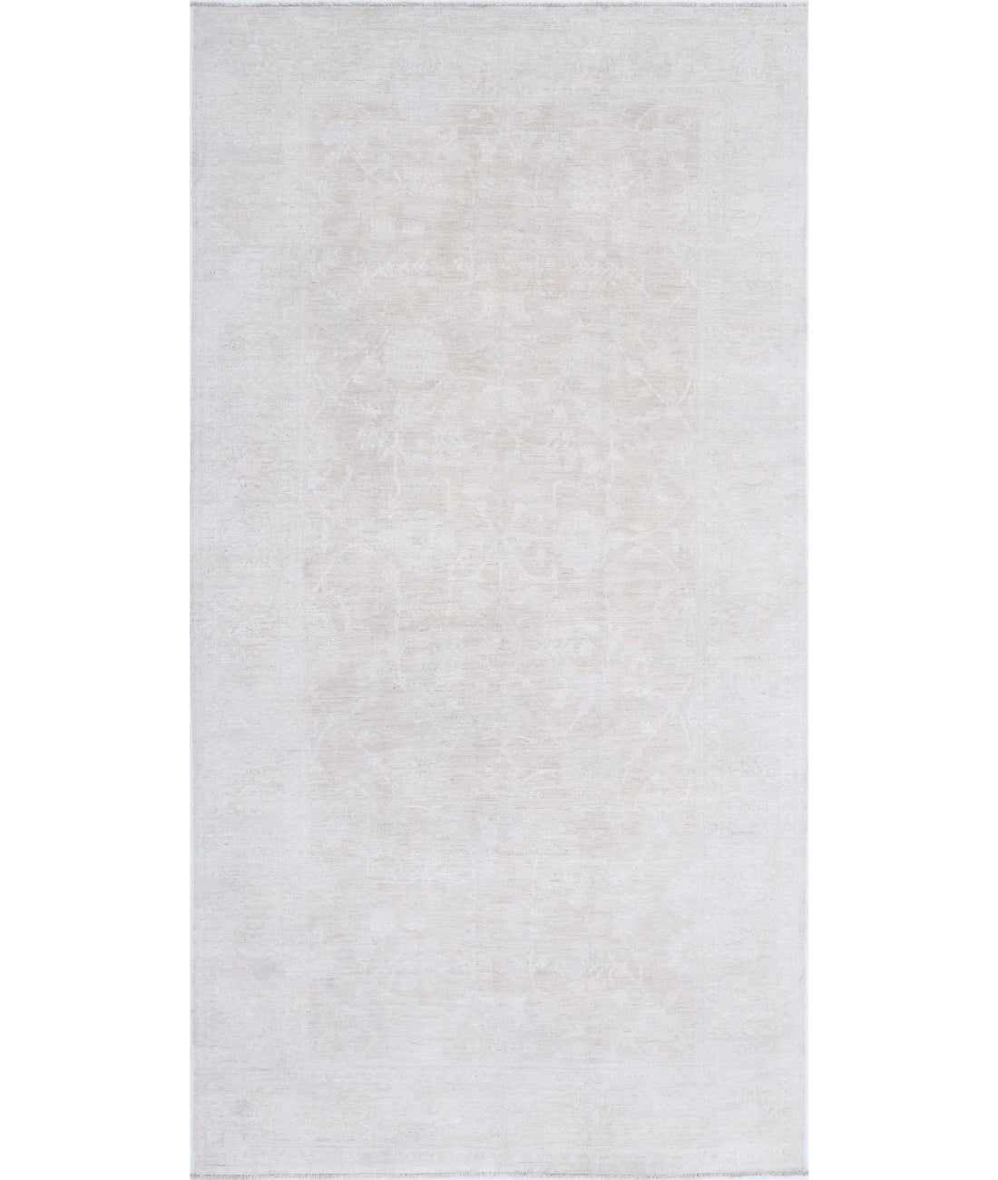 Serenity 5'0'' X 9'7'' Hand-Knotted Wool Rug 5'0'' x 9'7'' (150 X 288) / Taupe / Ivory