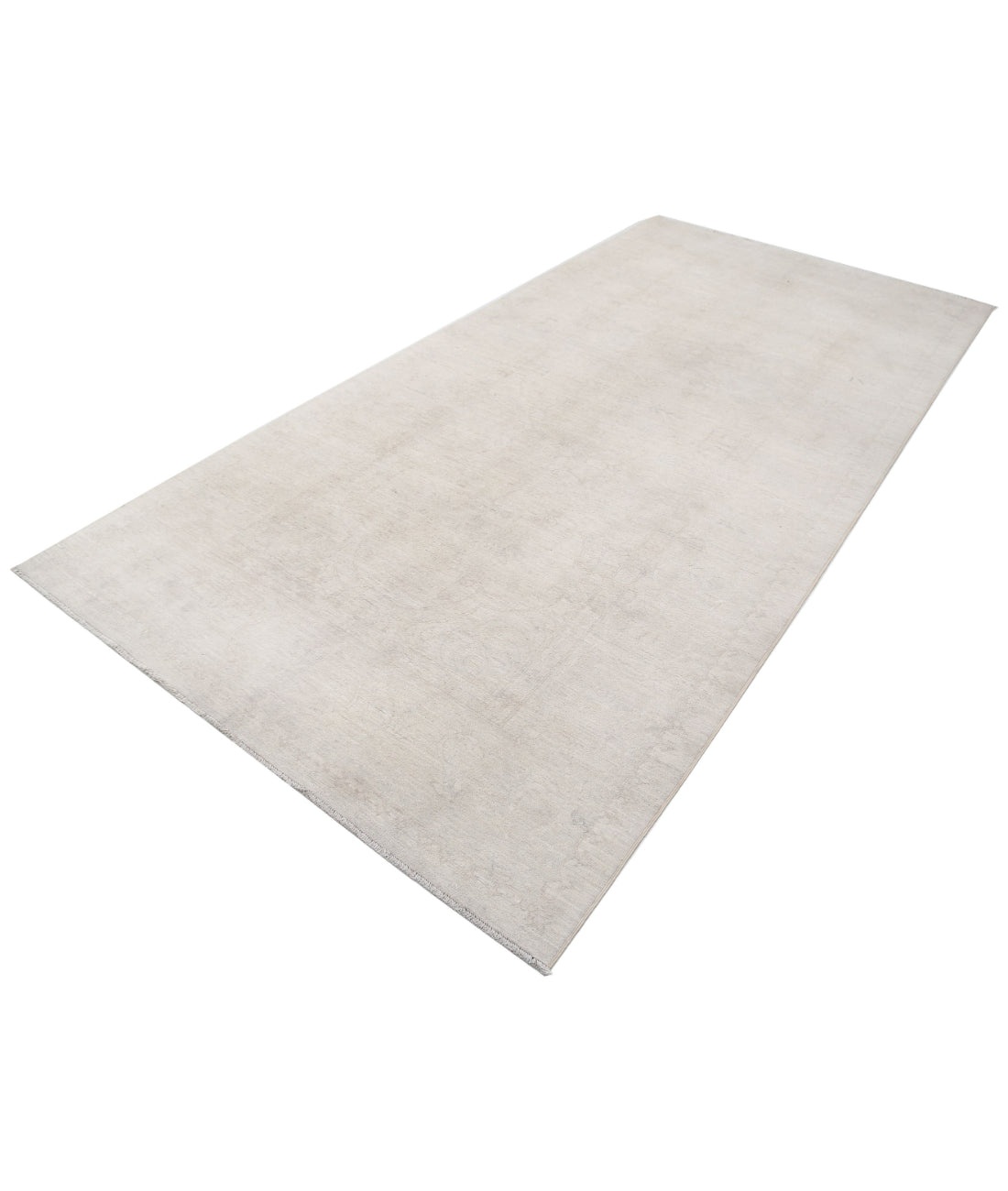 Serenity 5'2'' X 10'6'' Hand-Knotted Wool Rug 5'2'' x 10'6'' (155 X 315) / Ivory / Taupe
