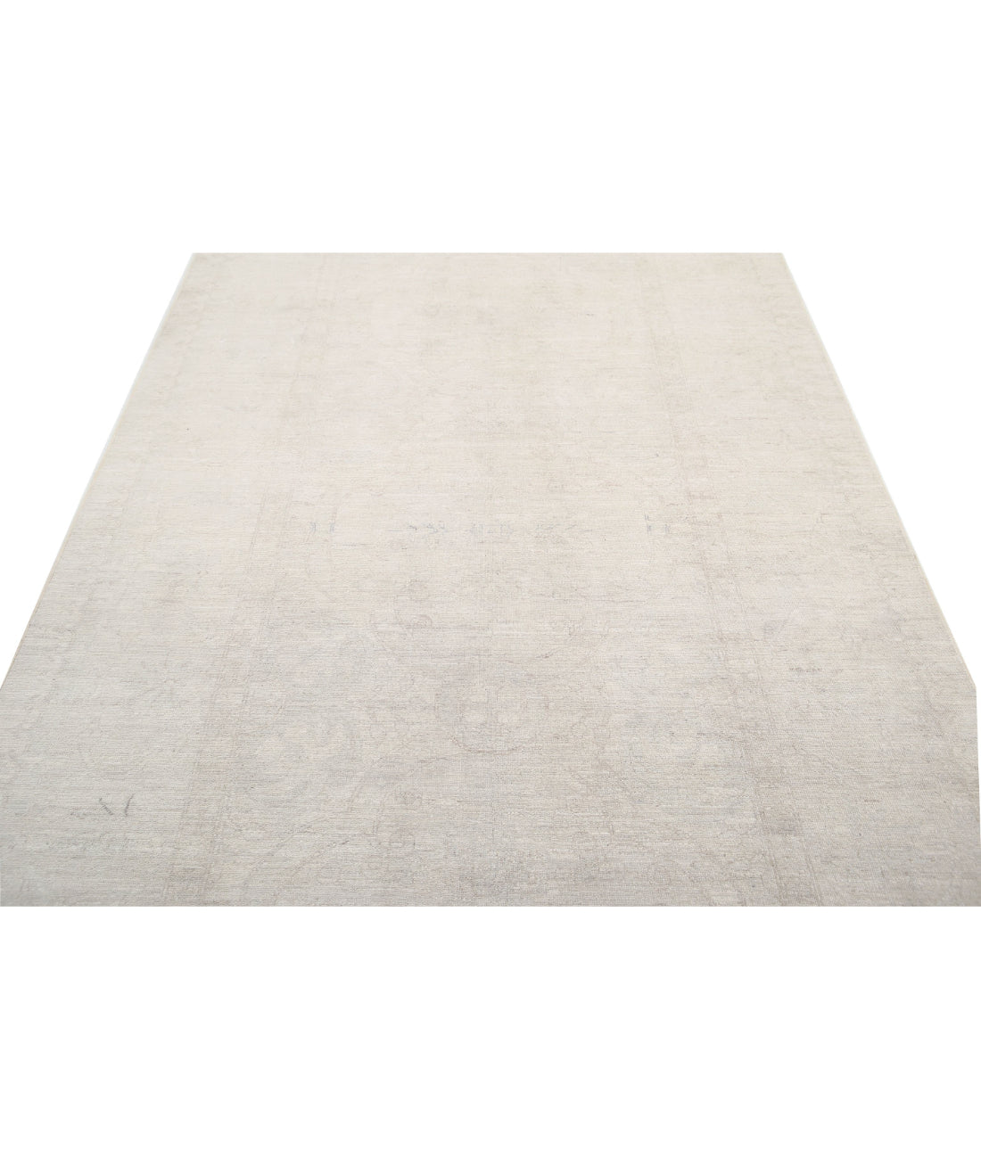 Serenity 5'2'' X 10'6'' Hand-Knotted Wool Rug 5'2'' x 10'6'' (155 X 315) / Ivory / Taupe