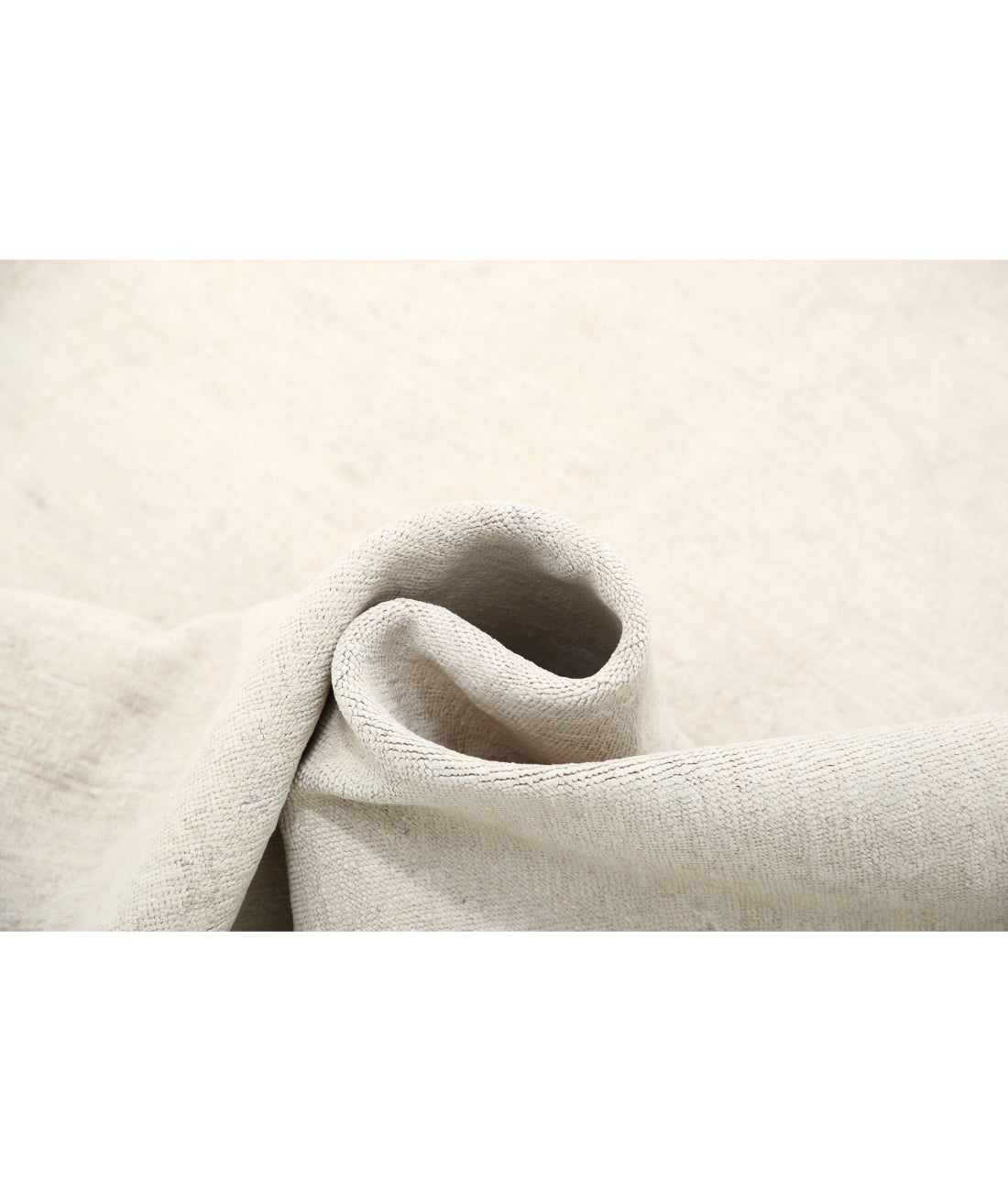 Serenity 5'2'' X 10'6'' Hand-Knotted Wool Rug 5'2'' x 10'6'' (155 X 315) / Ivory / Taupe