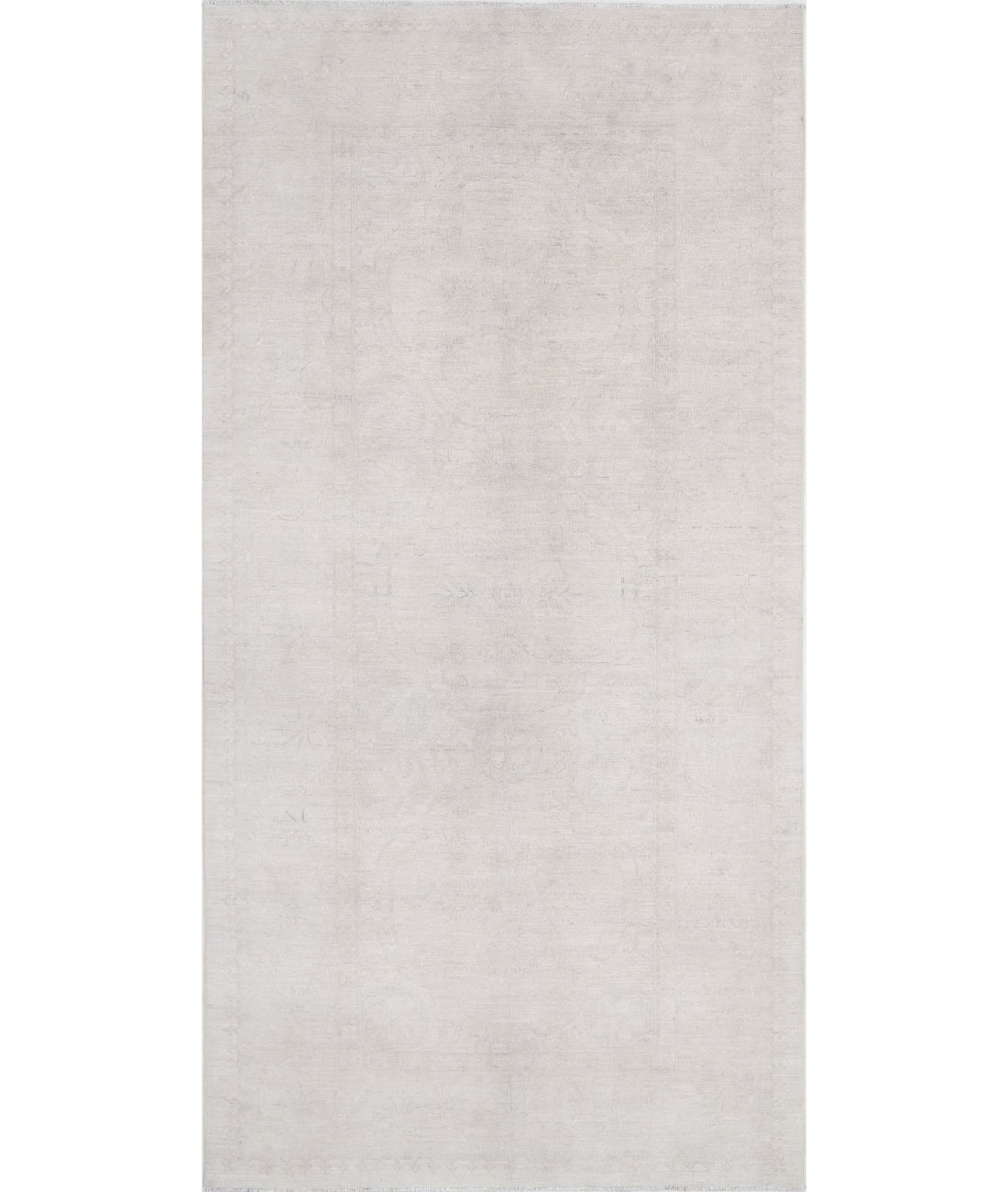 Serenity 5'2'' X 10'6'' Hand-Knotted Wool Rug 5'2'' x 10'6'' (155 X 315) / Ivory / Taupe
