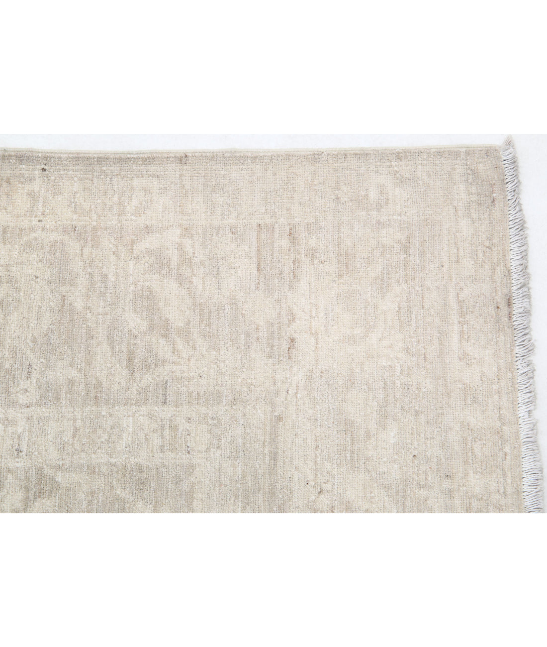 Serenity 6'0'' X 11'5'' Hand-Knotted Wool Rug 6'0'' x 11'5'' (180 X 343) / Taupe / Ivory