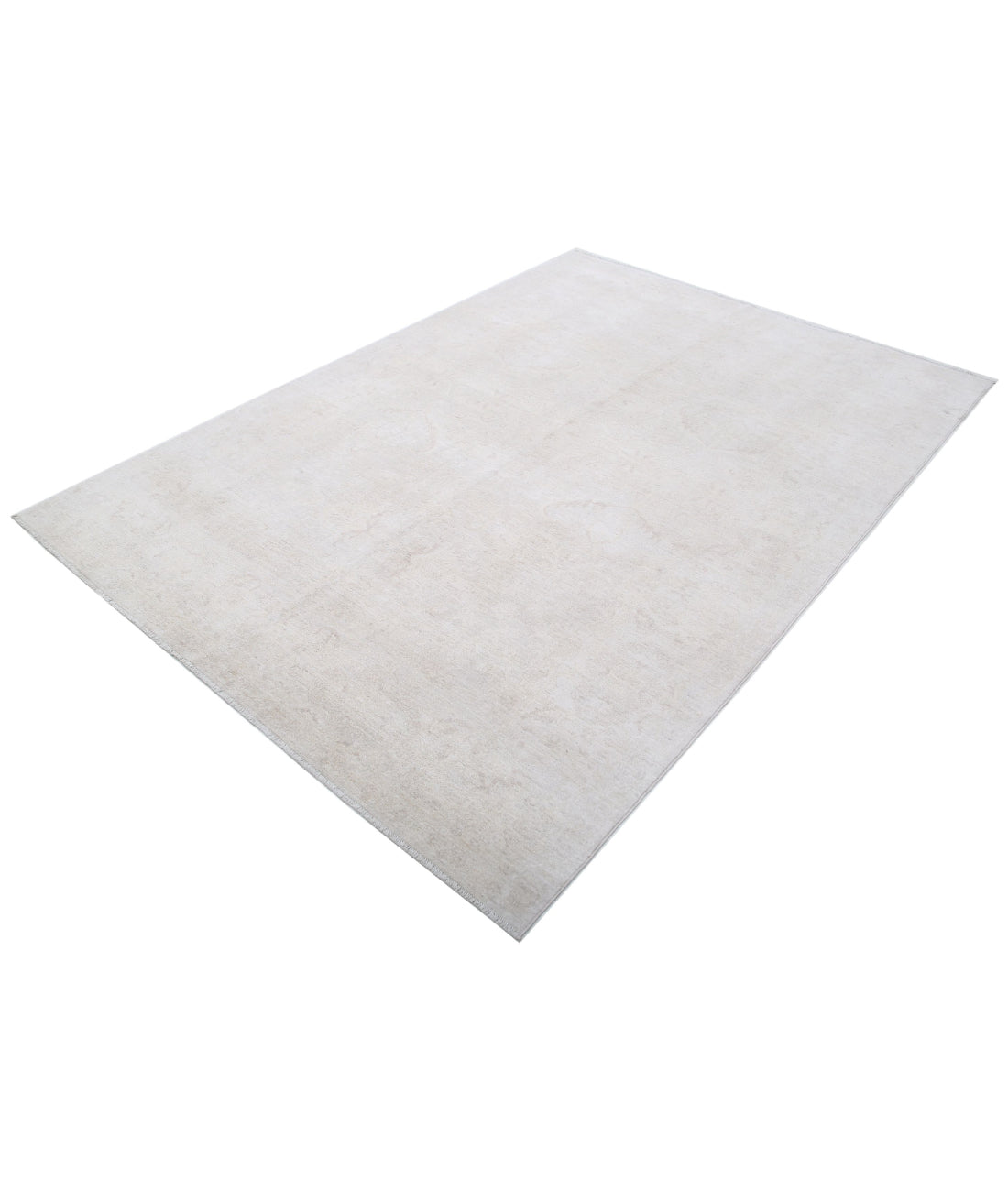 Serenity 5'11'' X 8'5'' Hand-Knotted Wool Rug 5'11'' x 8'5'' (178 X 253) / Ivory / Taupe