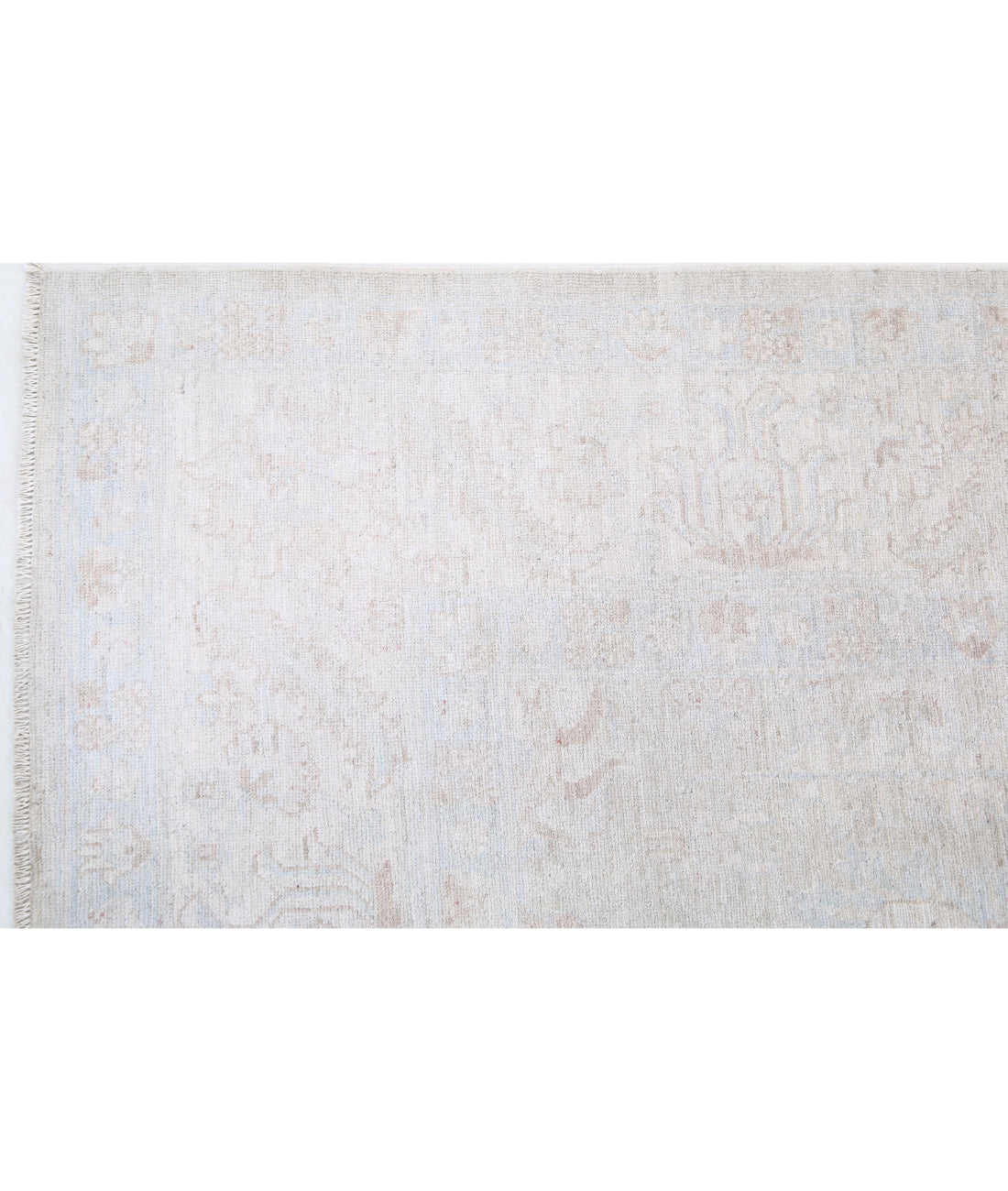 Serenity 6'3'' X 8'11'' Hand-Knotted Wool Rug 6'3'' x 8'11'' (188 X 268) / Taupe / Ivory