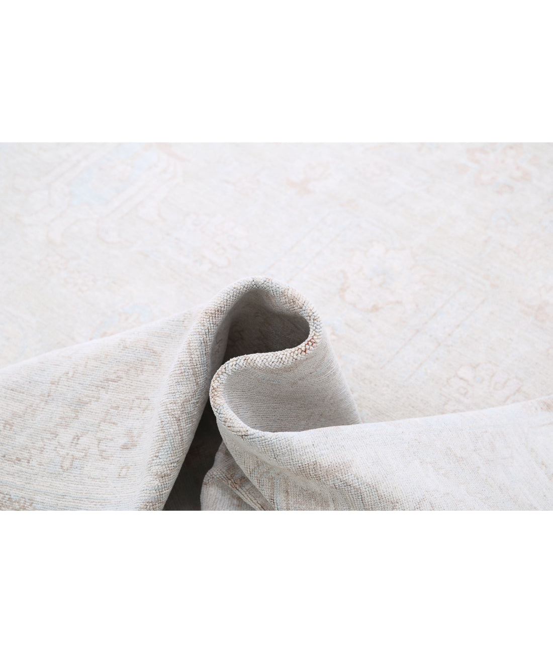 Serenity 6'3'' X 8'11'' Hand-Knotted Wool Rug 6'3'' x 8'11'' (188 X 268) / Taupe / Ivory