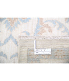 Serenity 6'4'' X 8'9'' Hand-Knotted Wool Rug 6'4'' x 8'9'' (190 X 263) / Ivory / Blue