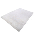 Serenity 6'0'' X 8'7'' Hand-Knotted Wool Rug 6'0'' x 8'7'' (180 X 258) / Grey / Ivory