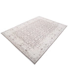 Serenity 6'1'' X 8'7'' Hand-Knotted Wool Rug 6'1'' x 8'7'' (183 X 258) / Brown / Ivory