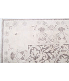 Serenity 6'1'' X 8'7'' Hand-Knotted Wool Rug 6'1'' x 8'7'' (183 X 258) / Brown / Ivory