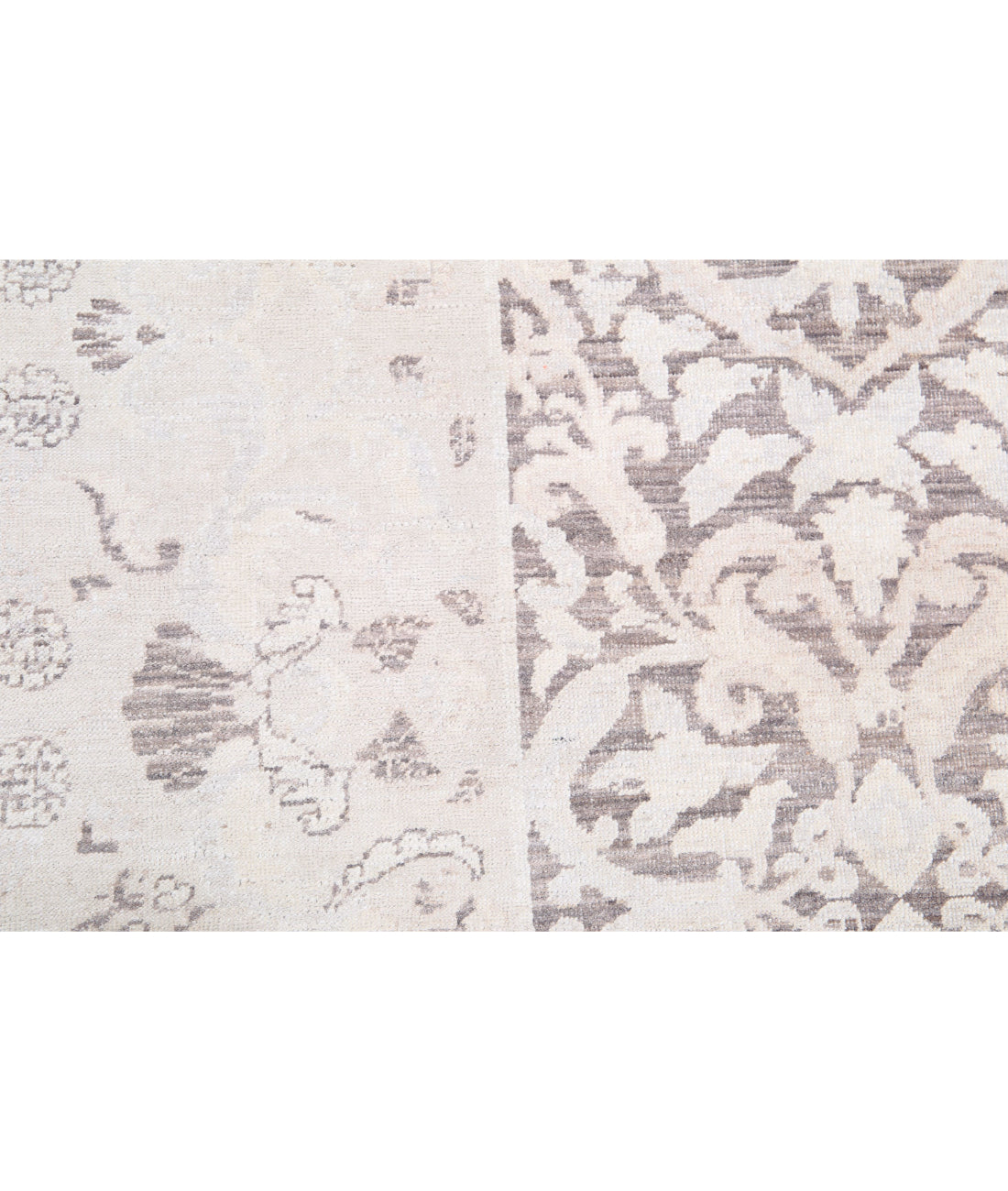 Serenity 6'1'' X 8'7'' Hand-Knotted Wool Rug 6'1'' x 8'7'' (183 X 258) / Brown / Ivory