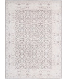 Serenity 6'1'' X 8'7'' Hand-Knotted Wool Rug 6'1'' x 8'7'' (183 X 258) / Brown / Ivory