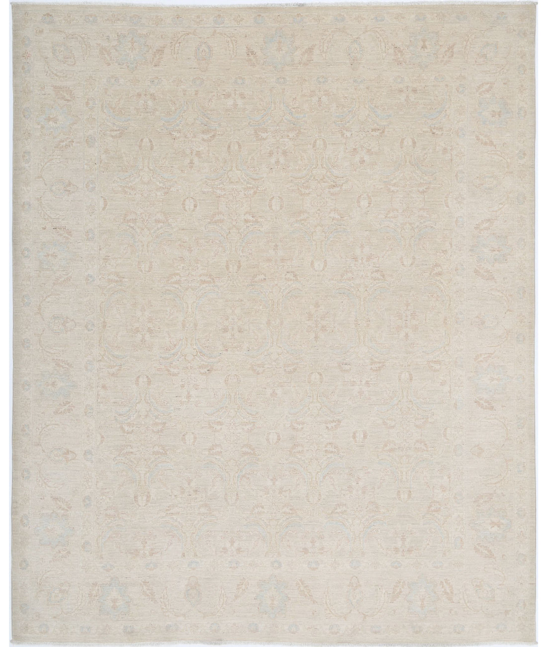 Serenity 8'3'' X 10'1'' Hand-Knotted Wool Rug 8'3'' x 10'1'' (248 X 303) / Gold / Ivory