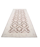 Serenity 4'9'' X 10'9'' Hand-Knotted Wool Rug 4'9'' x 10'9'' (143 X 323) / Brown / Ivory