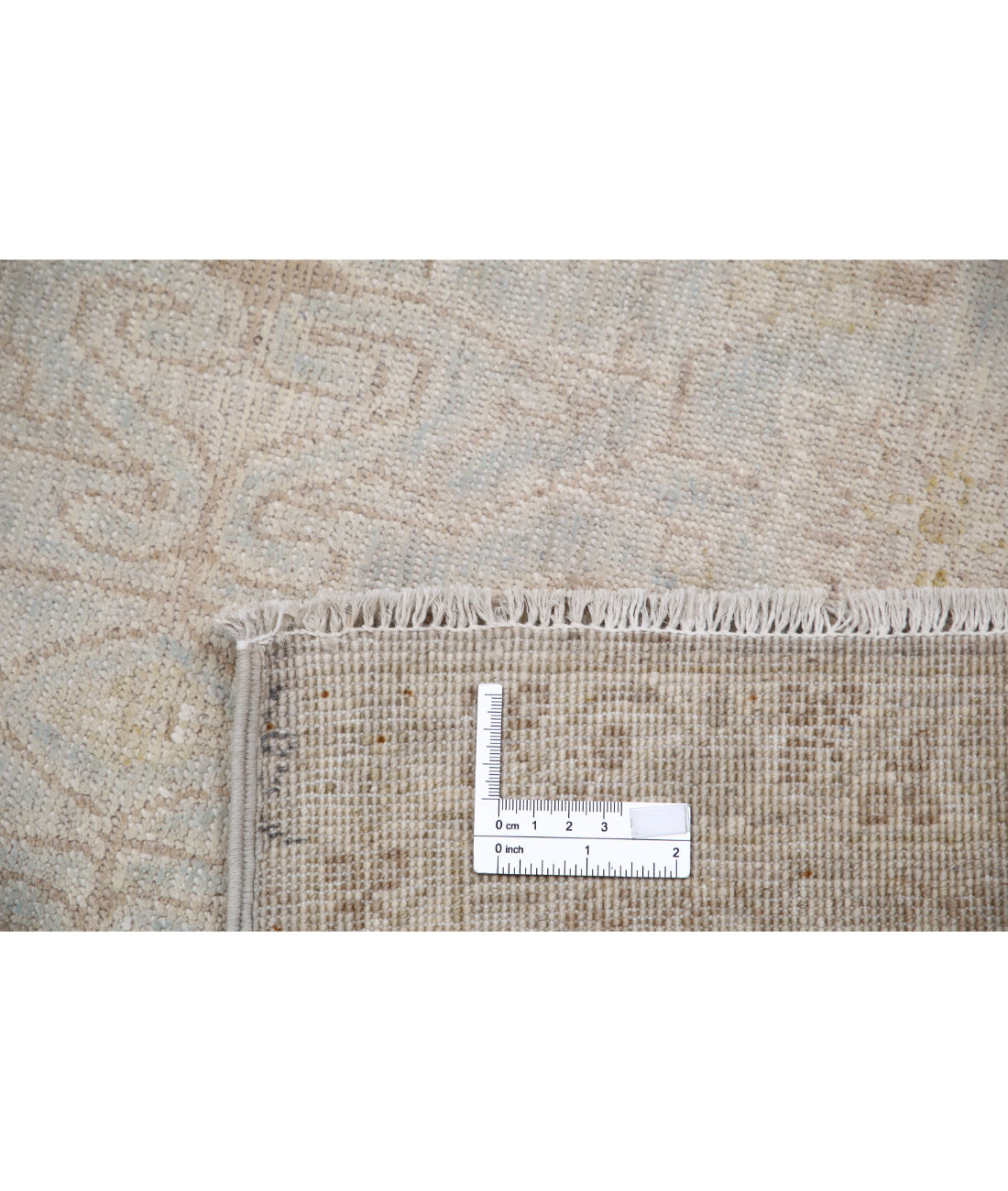 Serenity 4'10'' X 6'10'' Hand-Knotted Wool Rug 4'10'' x 6'10'' (145 X 205) / Ivory / Blue