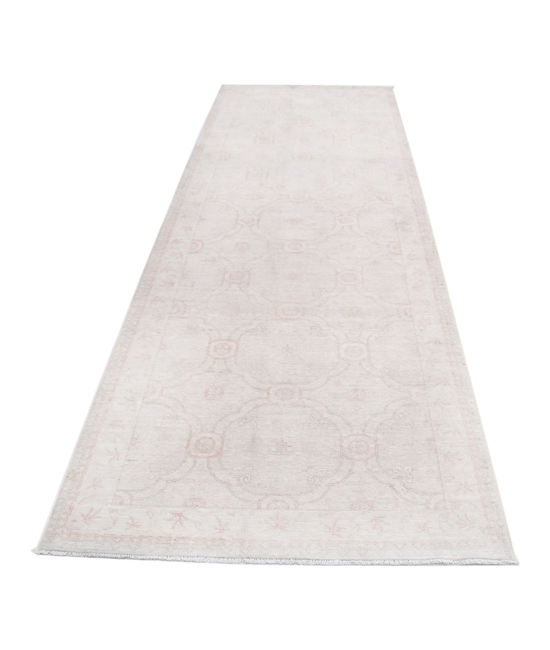 Serenity 3'10'' X 11'2'' Hand-Knotted Wool Rug 3'10'' x 11'2'' (115 X 335) / Ivory / Ivory
