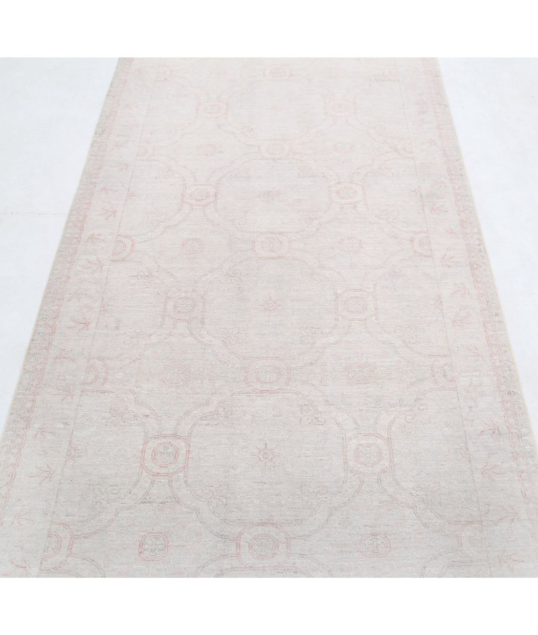 Serenity 3'10'' X 11'2'' Hand-Knotted Wool Rug 3'10'' x 11'2'' (115 X 335) / Ivory / Ivory
