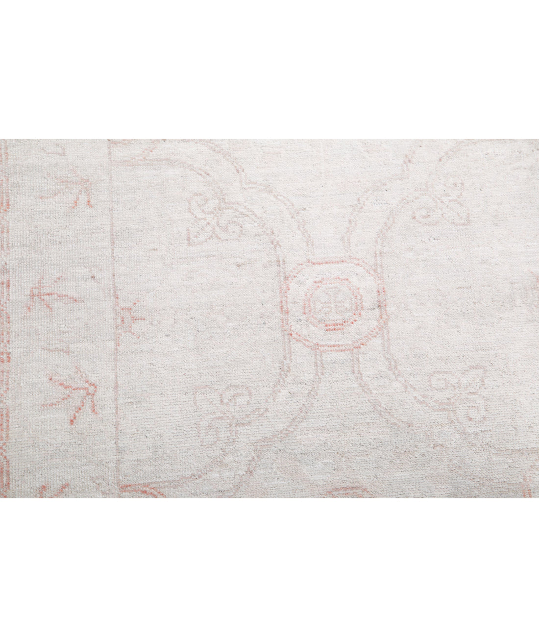 Serenity 3'10'' X 11'2'' Hand-Knotted Wool Rug 3'10'' x 11'2'' (115 X 335) / Ivory / Ivory