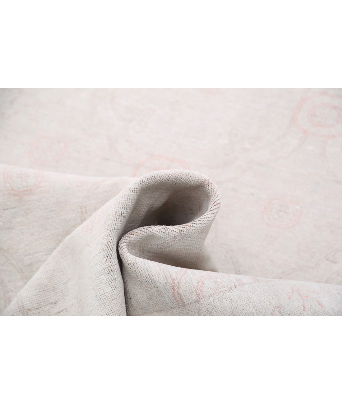 Serenity 3'10'' X 11'2'' Hand-Knotted Wool Rug 3'10'' x 11'2'' (115 X 335) / Ivory / Ivory