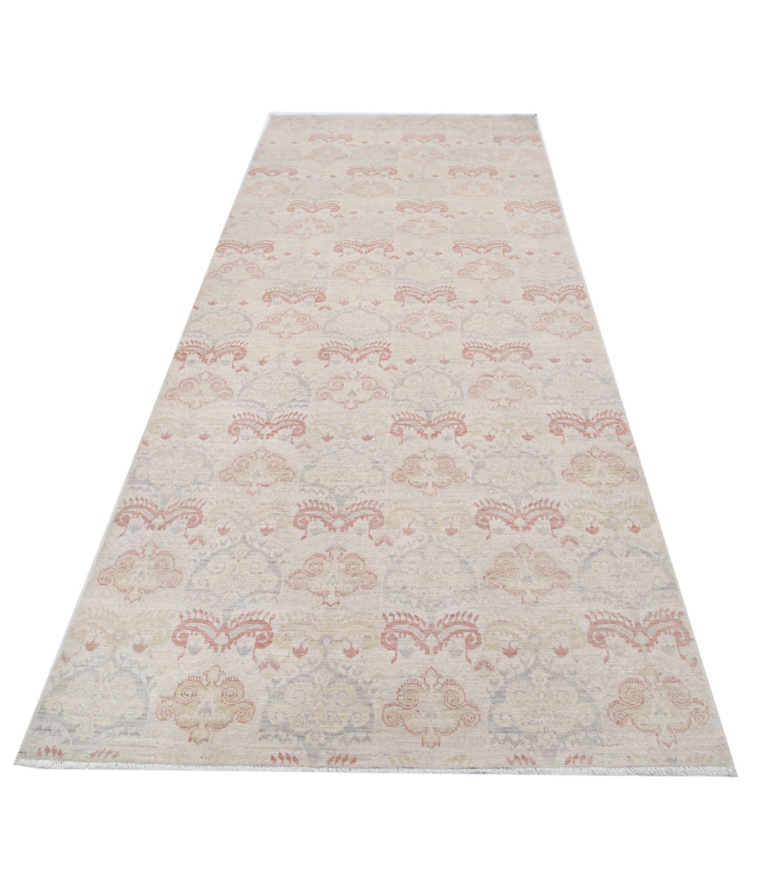 Serenity 4'0'' X 10'2'' Hand-Knotted Wool Rug 4'0'' x 10'2'' (120 X 305) / Ivory / Ivory
