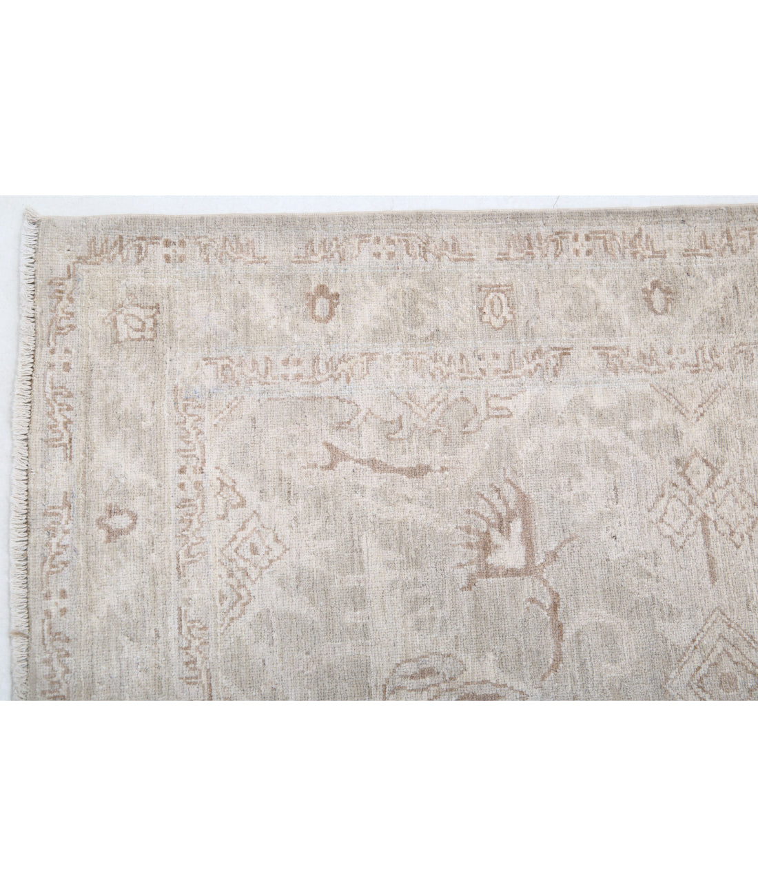 Serenity 2'11'' X 11'5'' Hand-Knotted Wool Rug 2'11'' x 11'5'' (88 X 343) / Brown / Brown