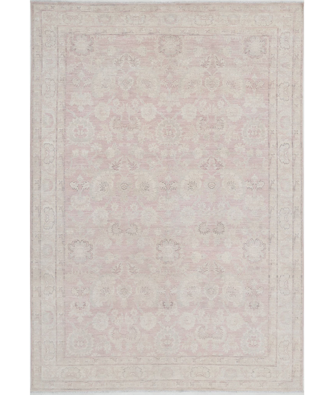 Serenity 6'0'' X 8'10'' Hand-Knotted Wool Rug 6'0'' x 8'10'' (180 X 265) / Brown / Ivory