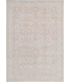 Serenity 6'0'' X 8'10'' Hand-Knotted Wool Rug 6'0'' x 8'10'' (180 X 265) / Brown / Ivory
