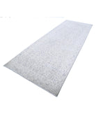 Serenity 4'9'' X 12'9'' Hand-Knotted Wool Rug 4'9'' x 12'9'' (143 X 383) / Grey / Ivory