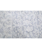Serenity 4'9'' X 12'9'' Hand-Knotted Wool Rug 4'9'' x 12'9'' (143 X 383) / Grey / Ivory