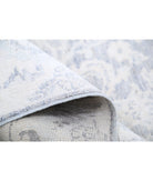 Serenity 4'9'' X 12'9'' Hand-Knotted Wool Rug 4'9'' x 12'9'' (143 X 383) / Grey / Ivory