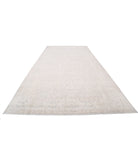 Serenity 8'0'' X 16'4'' Hand-Knotted Wool Rug 8'0'' x 16'4'' (240 X 490) / Grey / Ivory