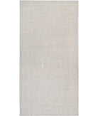 Serenity 8'0'' X 16'4'' Hand-Knotted Wool Rug 8'0'' x 16'4'' (240 X 490) / Grey / Ivory