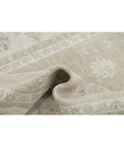 Serenity 4'11'' X 12'2'' Hand-Knotted Wool Rug 4'11'' x 12'2'' (148 X 365) / Taupe / Ivory