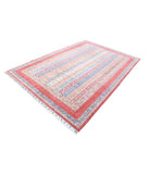 Shaal 6'8'' X 9'7'' Hand-Knotted Wool Rug 6'8'' x 9'7'' (200 X 288) / Red / Multi