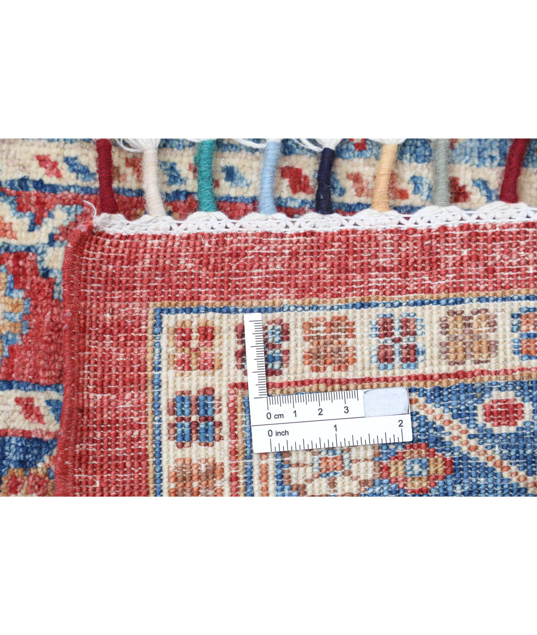 Shaal 6'8'' X 9'7'' Hand-Knotted Wool Rug 6'8'' x 9'7'' (200 X 288) / Red / Multi