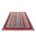 Shaal 5'7'' X 7'11'' Hand-Knotted Wool Rug 5'7'' x 7'11'' (168 X 238) / Brown / Multi