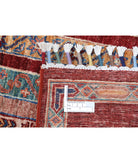 Shaal 5'7'' X 7'11'' Hand-Knotted Wool Rug 5'7'' x 7'11'' (168 X 238) / Brown / Multi