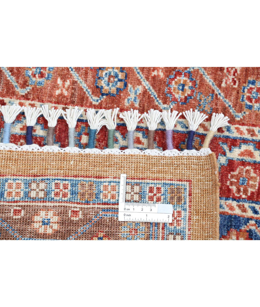 Shaal 5'8'' X 7'11'' Hand-Knotted Wool Rug 5'8'' x 7'11'' (170 X 238) / Gold / Multi