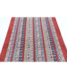 Shaal 4'9'' X 6'7'' Hand-Knotted Wool Rug 4'9'' x 6'7'' (143 X 198) / Red / Multi